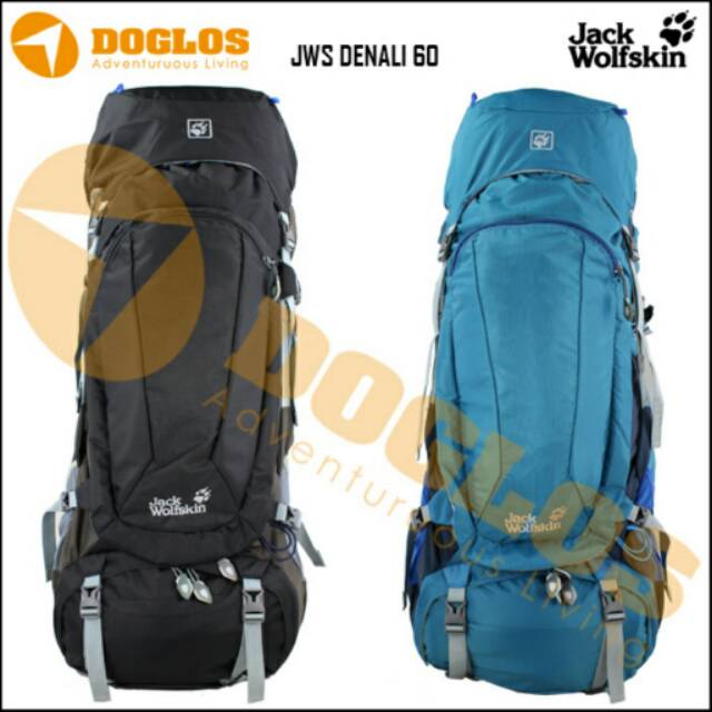 Tas Gunung Carrier JWS JACK WOLFSKIN Denali 60 stok baru 