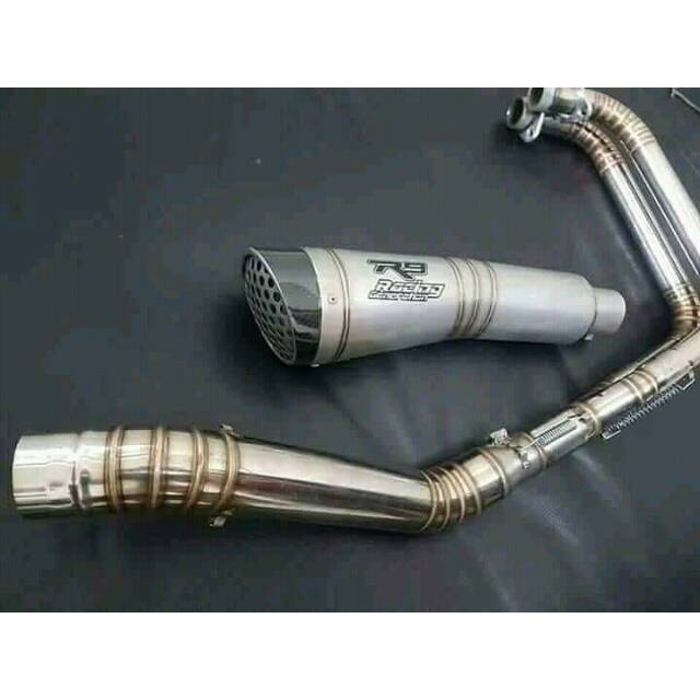 KNALPOT RACING R9 H2 FULL SYSTEM FOR NINJA 250CC