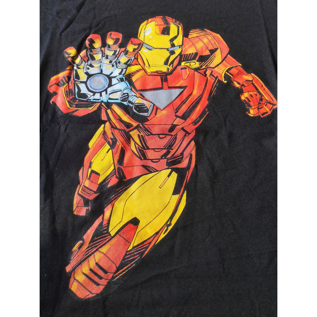 Baju Kaos Anak Iron Man Fly Tshirt Superhero Avengers Import Rhymes