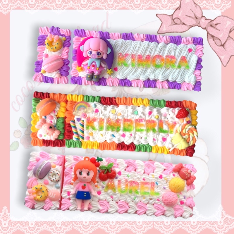 

CUSTOM Deco Big pencil case Girl | Kotak pensil anak | kotak pensil nama | hadiah ultah
