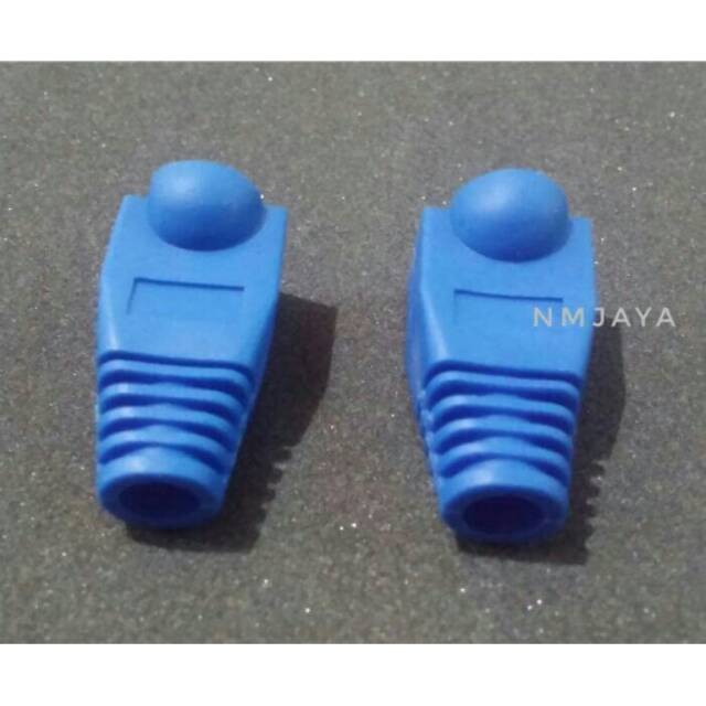 1PC Plug booth RJ45 Karet Pelindung Konektor