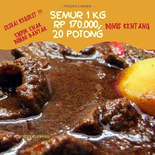 

Semur Daging Sapi dengan Kentang 1 kg 20 potong Request Sesuai Selera (2 hari kirim)