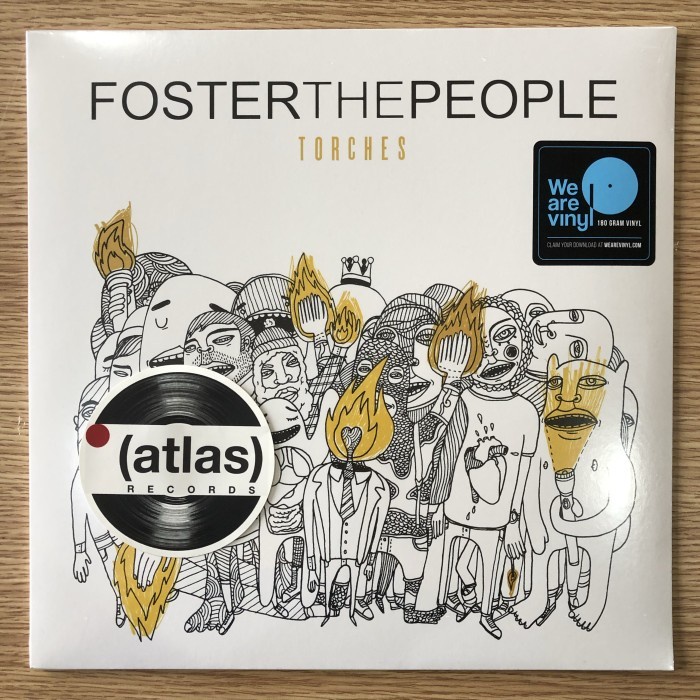 VINYL / PIRINGAN HITAM FOSTER THE PEOPLE - TORCHES
