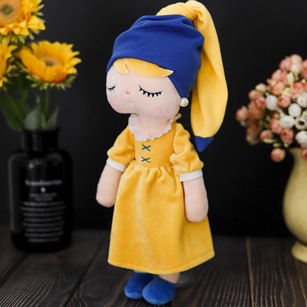 Timekey Metoo Mainan Boneka Plush Seri Lukisan Terkenal Kartun Untuk Hadiah Ulang Tahunnatal L3S1