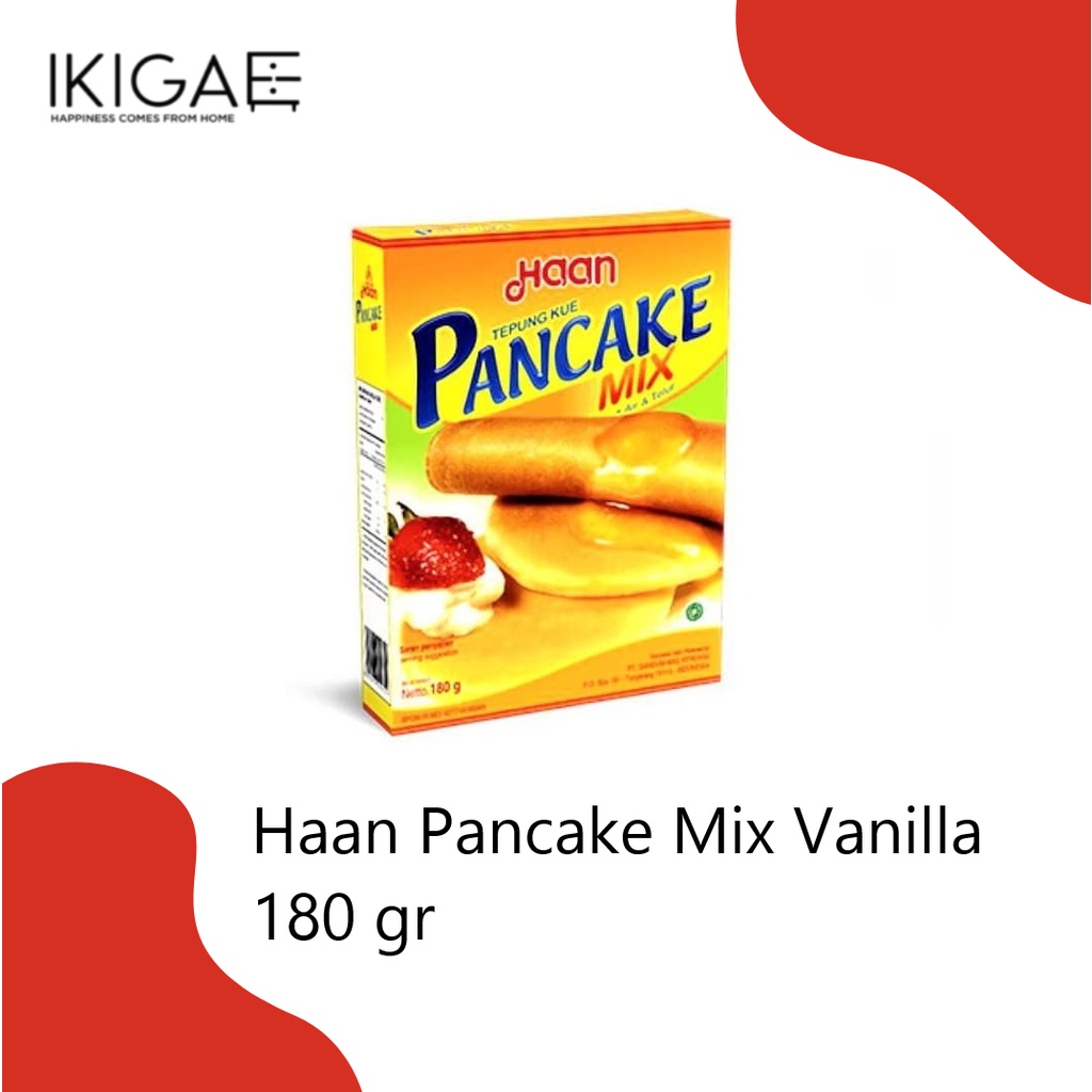 HAAN PANCAKE MIX INSTAN ORIGINAL / KEJU / COKELAT