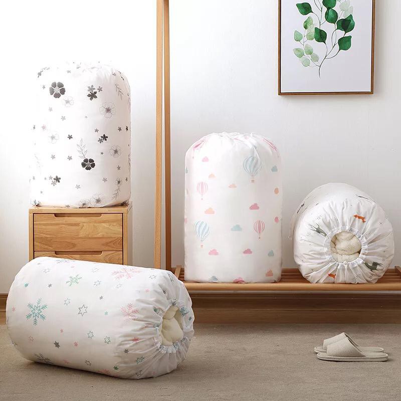 Storage Bag BESAR PANJANG / Tas Tempat Penyimpanan Selimut Baju Bedcover [Ukrn 90*45]