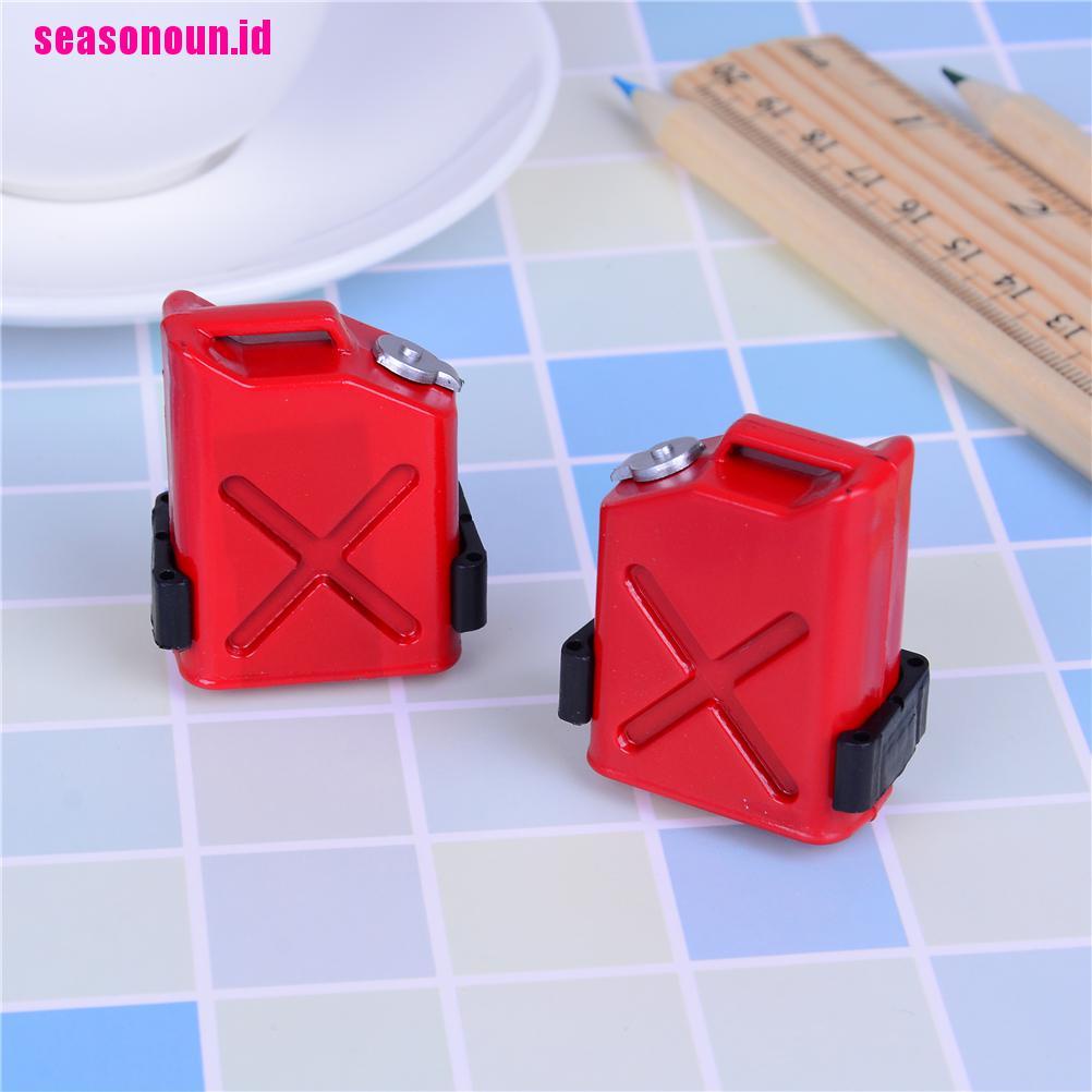 【seasonoun】2Pcs rc rock crawler 1:10 accessories mini fuel tank for cc01 axial