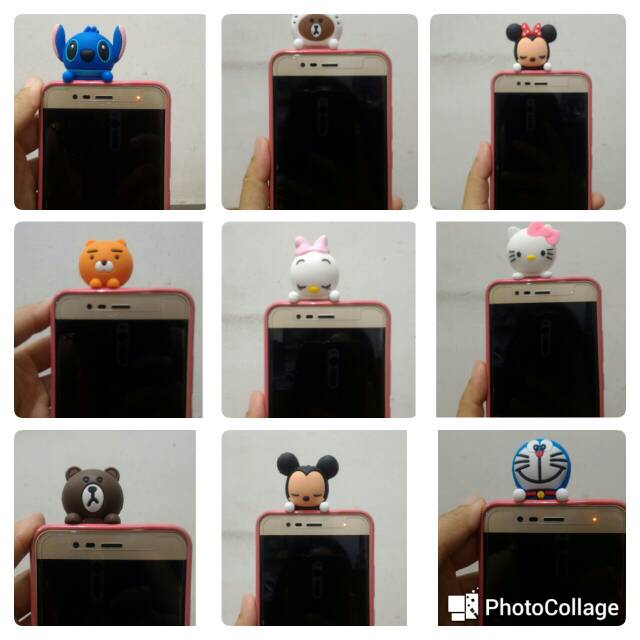 Aksesoris Case HP 3D Peep Doll Disney and Sanrio