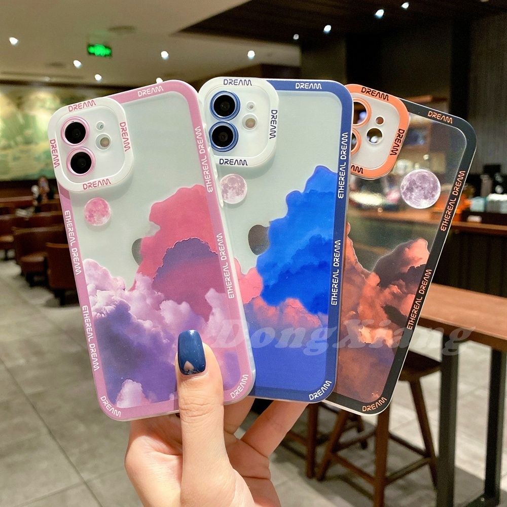 Casing Softcase Realme 8i C11 2021 C25 C25S C15 C12 C3 C2 Realme5 5i 6i A16 A54 A15 A5S Motif Sunset Dx