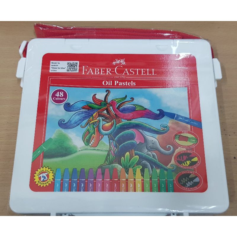 

crayon oil pastel faber castel 48warna