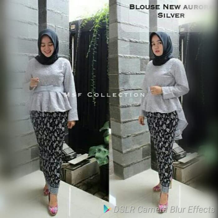 Setelan Kebaya Aurora Modern Brukat Two Tone