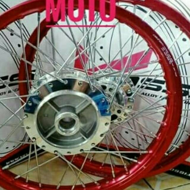 PAKET VELG ROSSI RX KING RING 17 LEBAR 140-140 PLUS STEL VELG SEPAKET LENGKAP