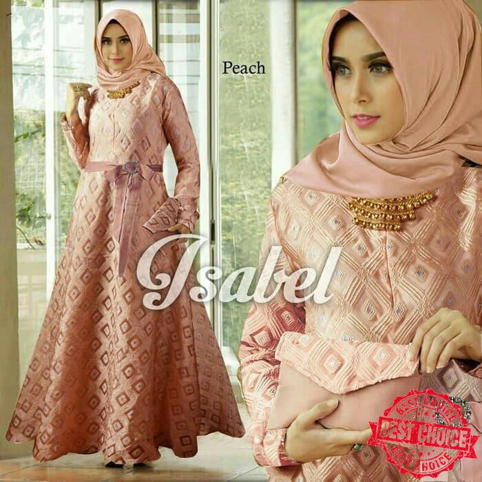 Gamis Elizabeth organdy baju muslim wanita terbaru Terlaris