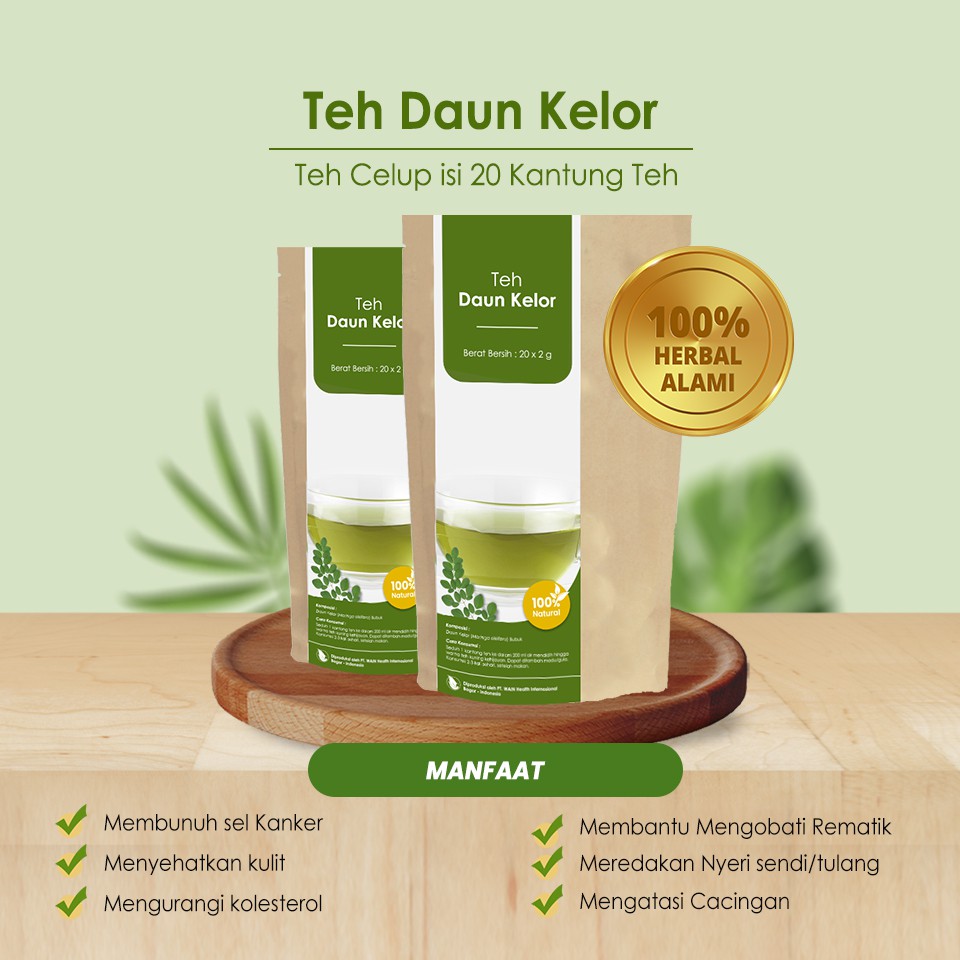 

TEH CELUP DAUN KELOR : 100% Organik Anti-Kanker, Diabetes, Tingk