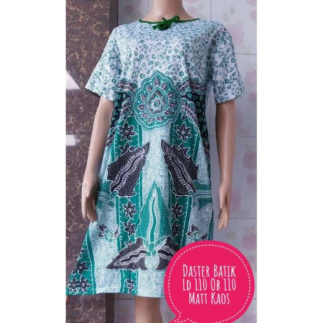 Daster Batik Bahan Kaos