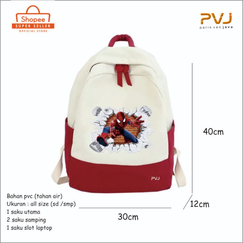 Tas ransel anak karakter  original PVJ fashion kids backpack 2021