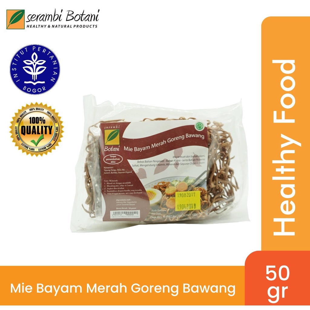 

Mie Bayam Merah Non Msg