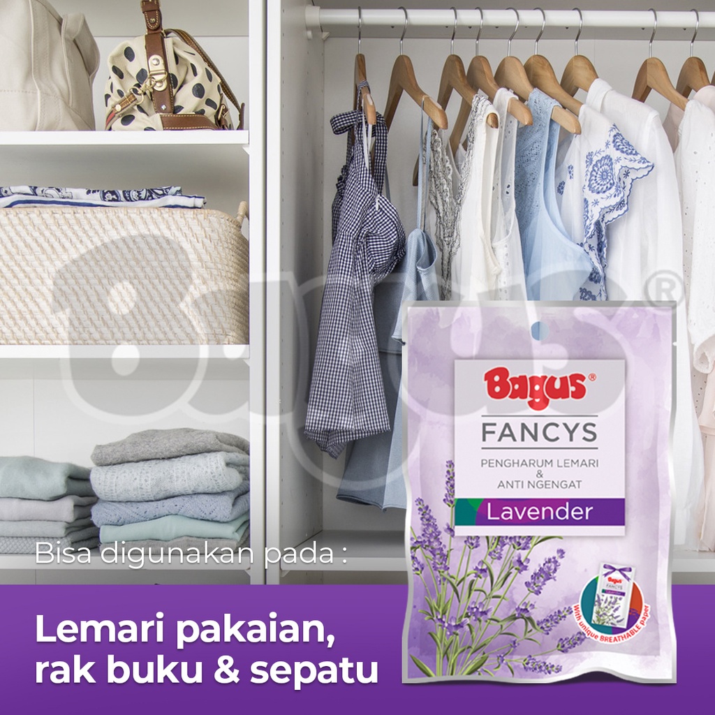 Bagus Fancys lavender Kamper lemari Kapur barus pakaian W-20121