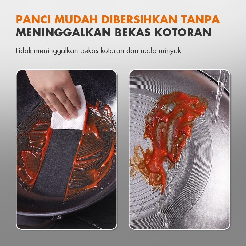 Gaabor Panci Penggorengan Wok Anti Lengket GW-A32A01 Non-Stick