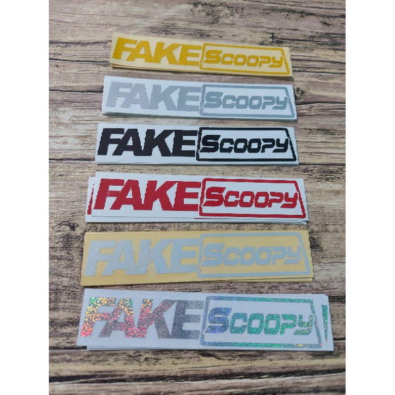 STICKER STIKER FAKE CUTTING