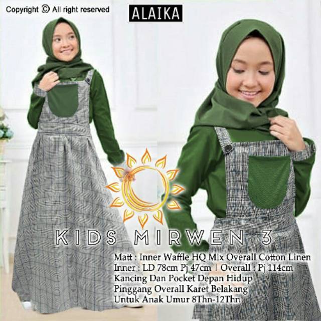 RGC - New Kids Mirwen 3 // Overall Kids Terbaru // Usia 8 - 12 Tahun