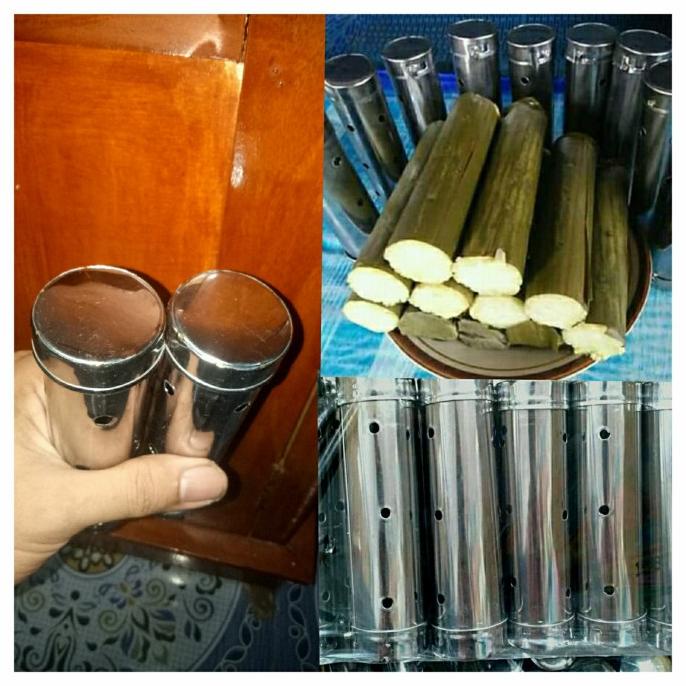 

cetakan lontong stainless 15 cm x 4 cm (1 lusin)