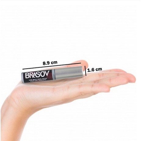 ✨SHASYA✨  BRASOV (✔️BPOM) Lem Bulu Mata HITAM TRASNPARANT 8ml ( eyelash glue putti ) BRASOV Eyelash Adhesive Waterproof