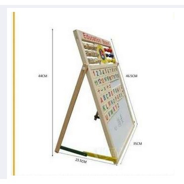

Wooden Puzzle Learning Toy Multi-function Drawing Board Children's Writing Board Double Sided Magnet