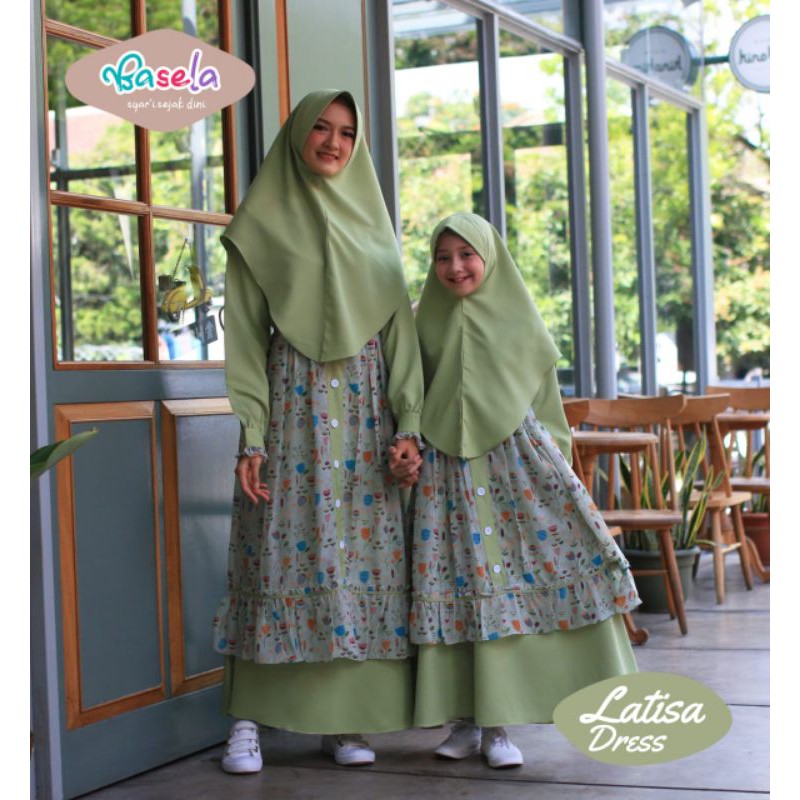 Baju Gamis Anak Remaja Terbaru 2021 Dewasa Couple Syar'i 4-14 tahun