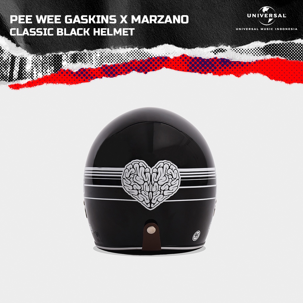 Pee Wee Gaskins x Marzano - Classic Black Helmet