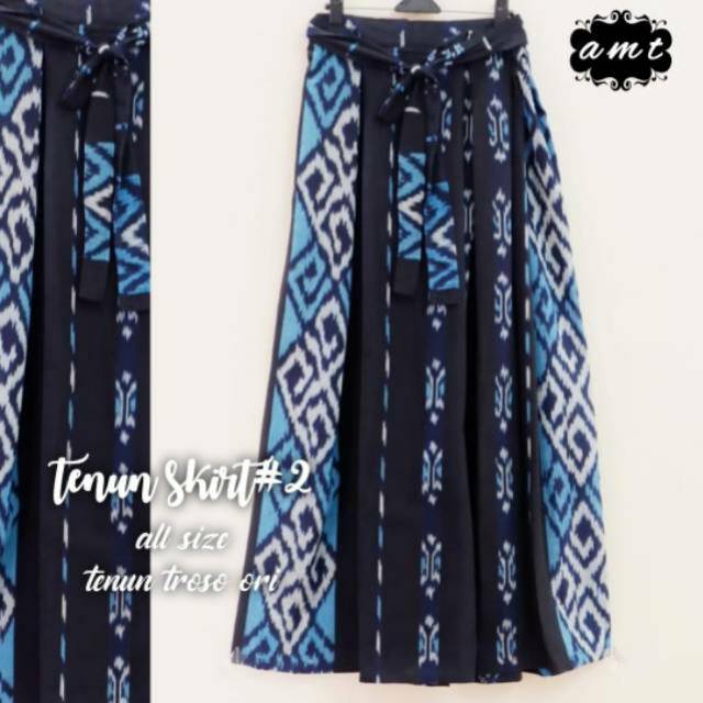 Rok Tenun Troso Lurik Asli Jepara, Skirt Tenun Jepara Ori