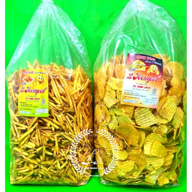 Keripik Talas 500GR By Dua Jempol/Keripik Talas Aneka Rasa/SnackGrosir/SnackTerkini/SnackViral/Snack