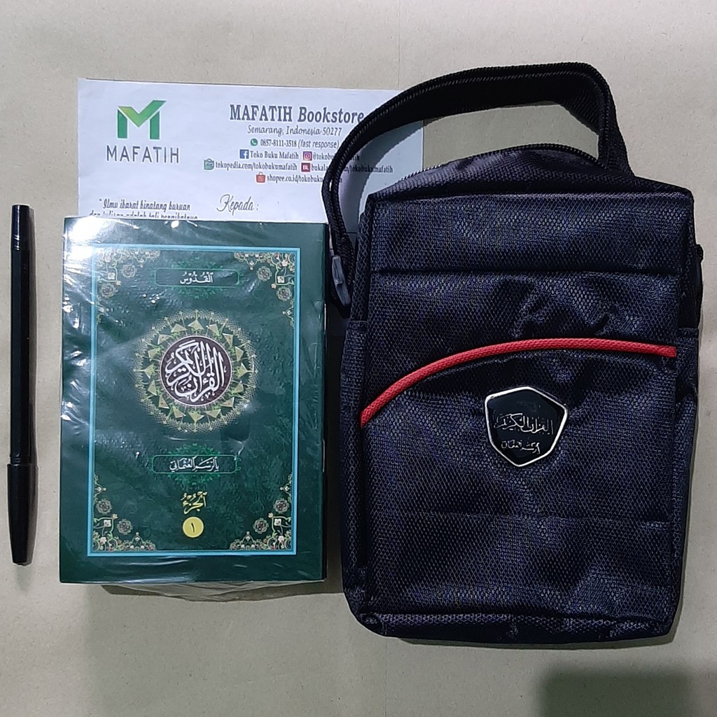Al-Quran Al-Quddus Mujaza Per Juz+Tas Kecil Saku 10x14cm Alquran Qur'an perjuz Alquddus Kudus Buya