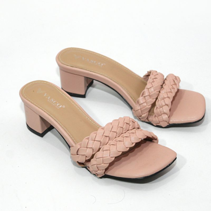 MYM2M SANDAL HEEL SANDAL TALI SANDAL HAK TAHU WANITA TERBARU FELISTA