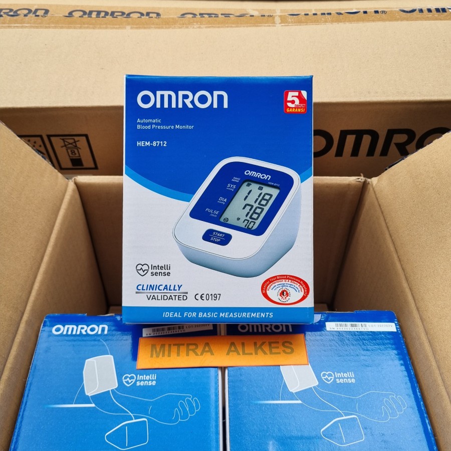 Tensimeter Digital OMRON HEM-8712. Blood Pressure Monitore Omron HEM 8712.