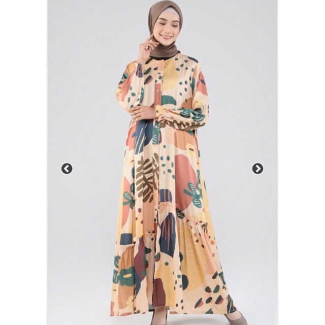 NADJANI SALE SHAFA DRESS GOLD