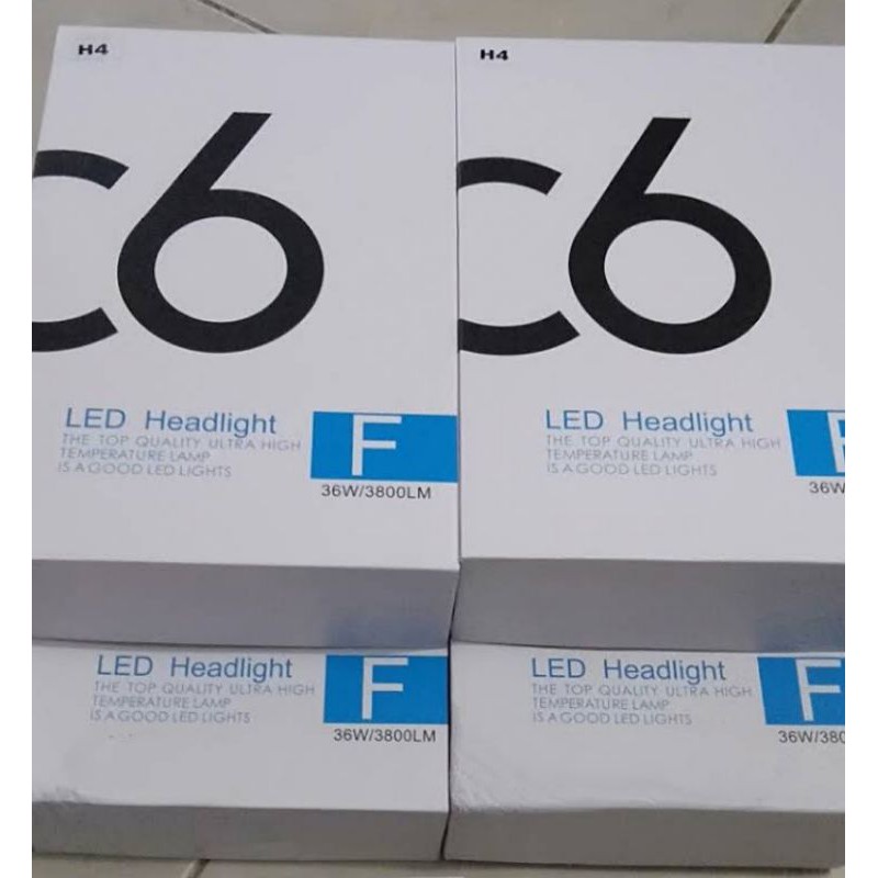 LAMPU LED C6 MOBIL H4