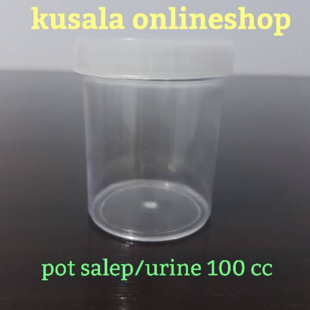Pot urine 100 cc/pot salep 100 cc/pot slime 100 cc