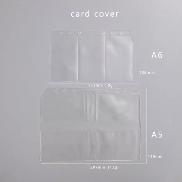 

Mudah Transparant Card Folder Binder Bergaransi