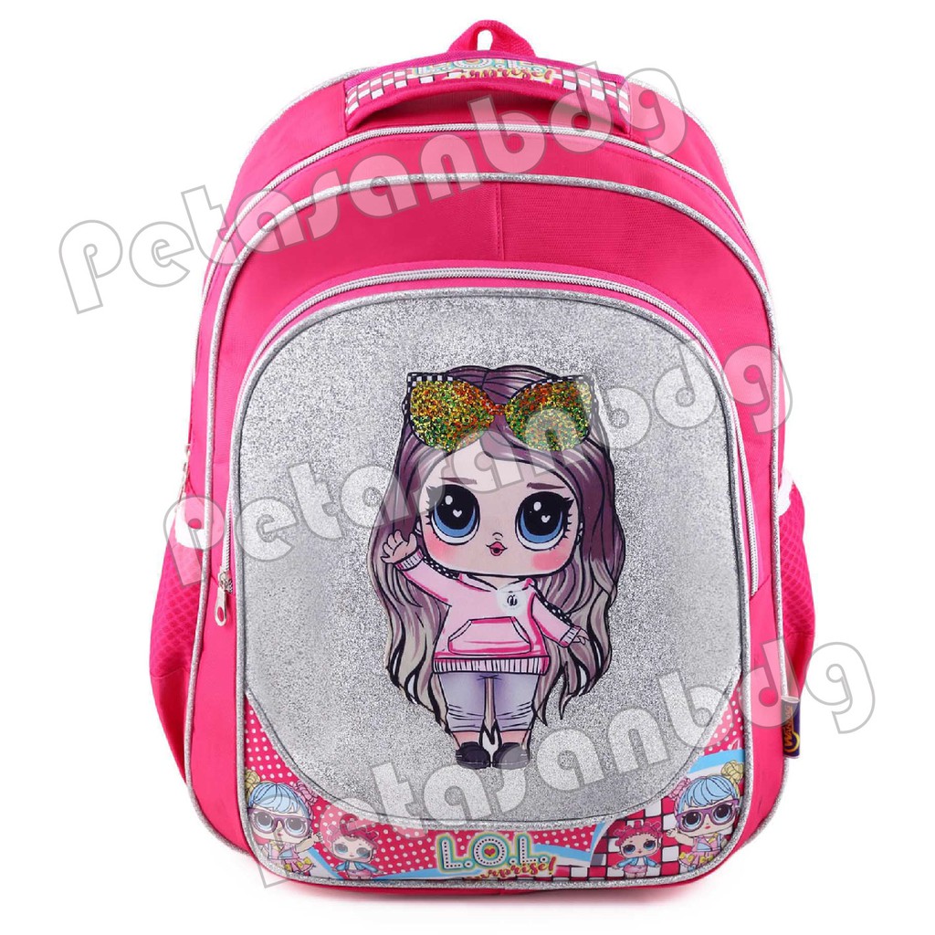 PTS - Ransel Sekolah Anak SD Perempuan Karakter LOL SURPRISE - Ransel Glitter LED MUSIC - SAY HI