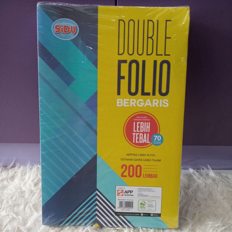 

Double Folio Bergaris 200Lembar SIDU