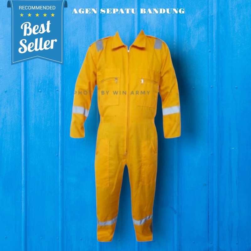 AGEN Katelpak skotlet - Wearpack Safety Coverall - Wearpack Scotlight - Seragam Kerja Proyek fosfor