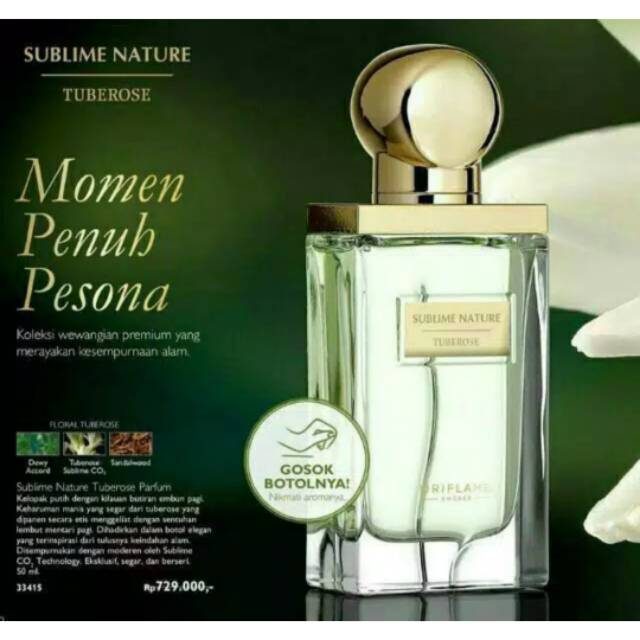 Parfum sublime nature tuberose