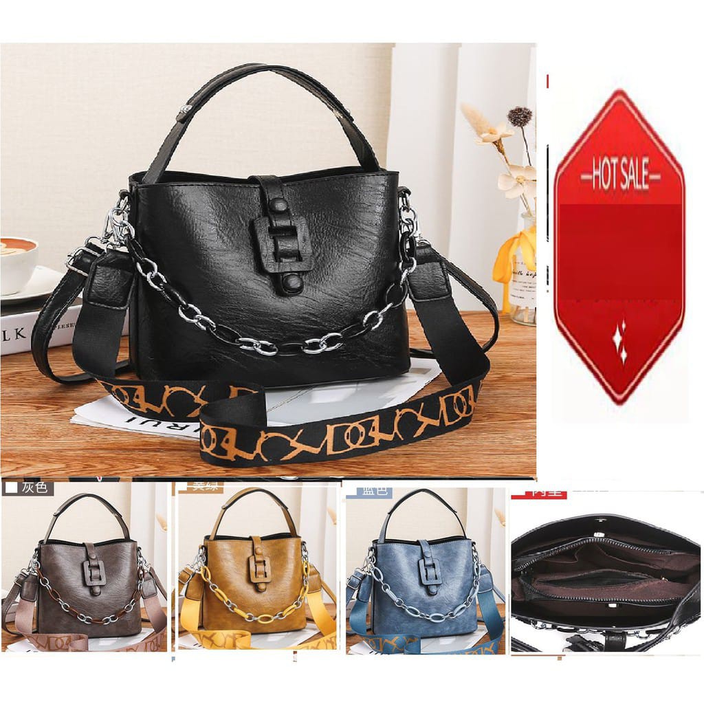 ID - TERMURAH  Tas Fashion Import Wanita Z4R4 2234 Bahan Kulit ORI Berkualitas Mewah / Tas Pesta