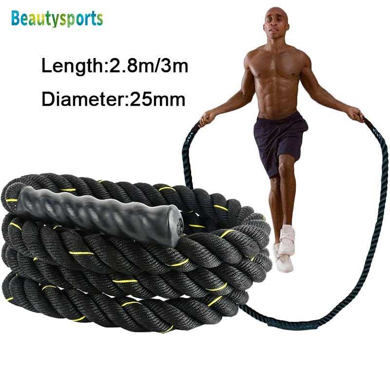 (BISA COD) LCMNCELL  YAFITYES Tali Skipping Jump Rope Heavy Power Training 3mx25mm - BJR002-2