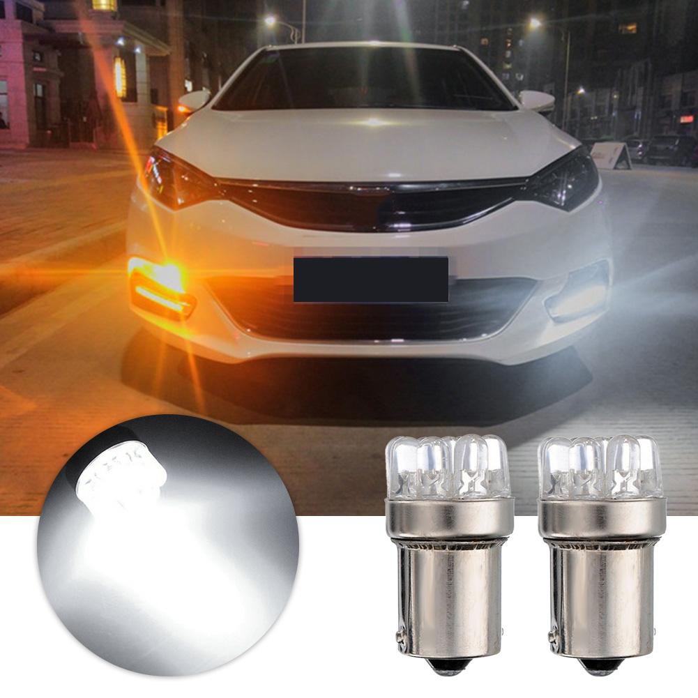 MOJITO 2pcs DC 12V BA15S 1156 9 LED Car Tail Brake Light Turn Signal Lamp Bulbs