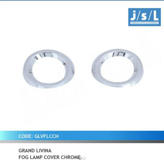 Cover foglamp grand Livina chrome jsl