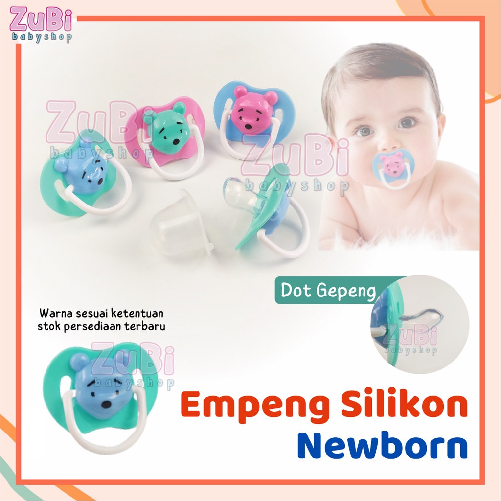MURAH Empeng Bayi Karakter Lucu Pacifier Dot Gepeng Kartun Perlengkapan Baby New Born Laki Peralatan