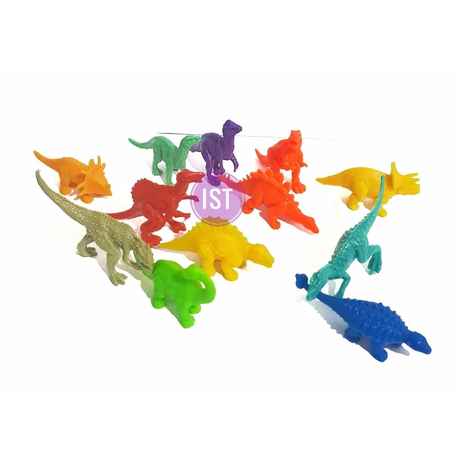 mwn.toys Binatang Mainan Animal DInosaur 12 pcs No.8610