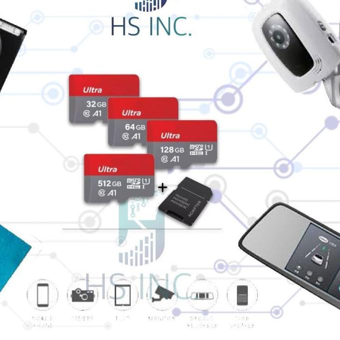 ☉ Micro Sd Memory Card 32GB 64GB 128GB Class 10 Microsd Memori card WITH ADAPTER ™